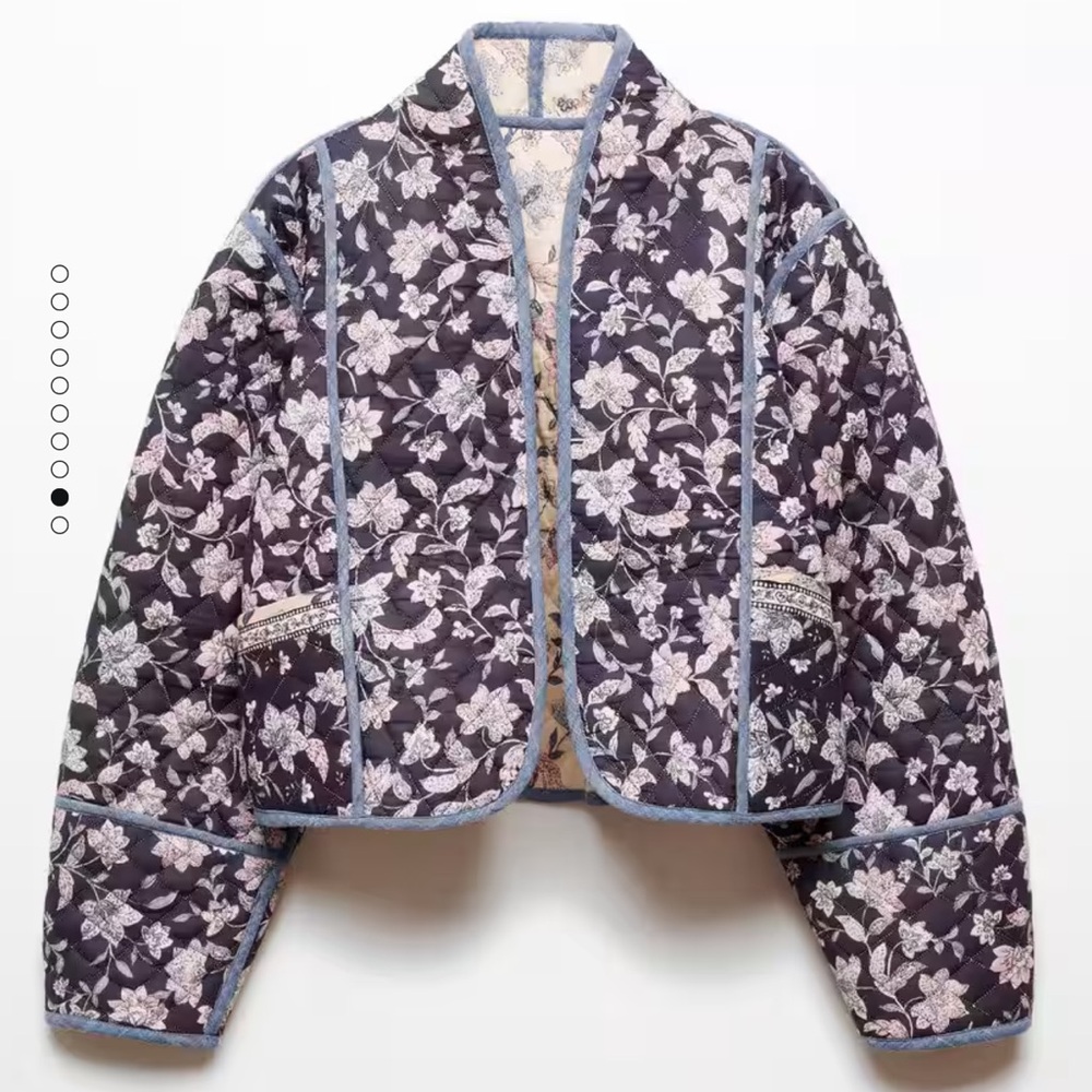 NWT Viral Quilt Reversible Jacket